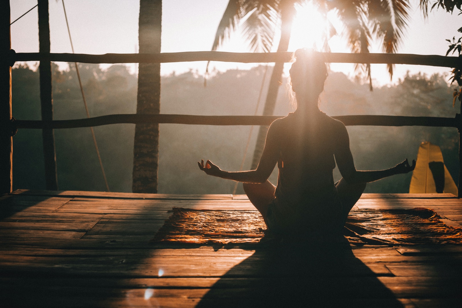 yoga retreat terrace in LatAm